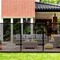 Black 12ft Pool Safety Fence with Aluminum Frame and Material